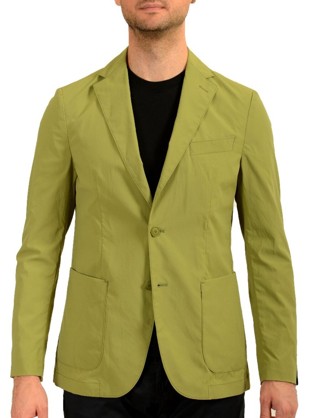 Hugo Boss Men's "P-Hanry-WG-252F" Sage Green Two Button Blazer US 38R IT 48R